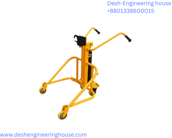Manual oil drum carrier, 200 mm lift height, 260 kg capacity