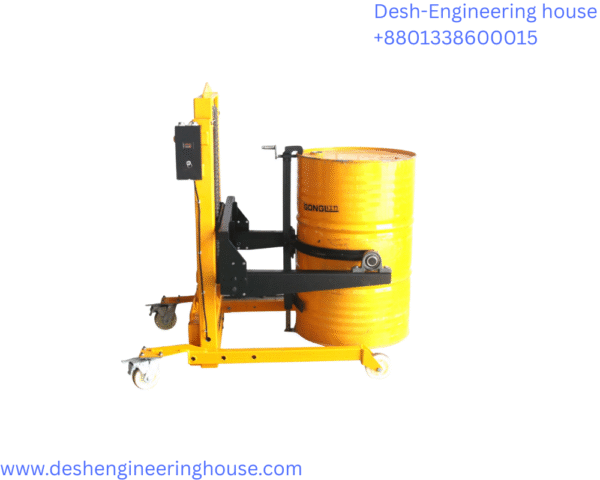 Semi-Electric Drum Truck with a Capacity of 450 kg