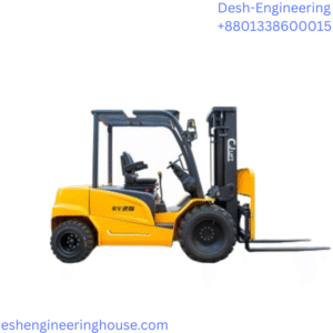 Lithium-powered 2.5-ton rough-terrain electric forklift with RB25-2WD