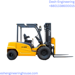 Lithium battery-powered 2.5-ton rough-terrain electric forklift available for purchase in Bangladesh