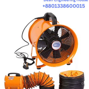 Portable industrial ventilation fan