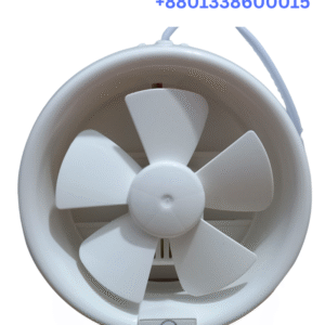 Six-inch Round Shatterproof Plastic Exhaust Fan