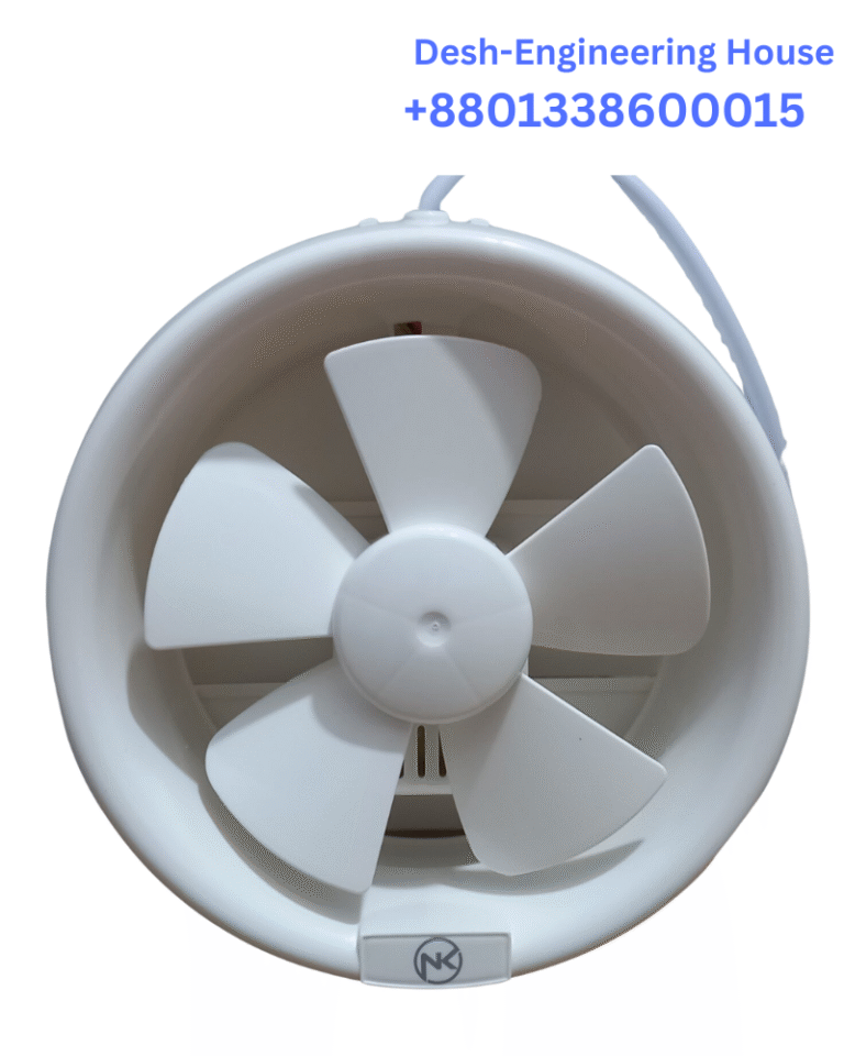 Six-inch Round Shatterproof Plastic Exhaust Fan