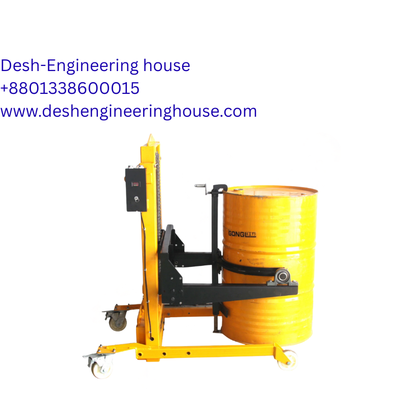 Semi-Electric Drum Truck with a Capacity of 450 kg