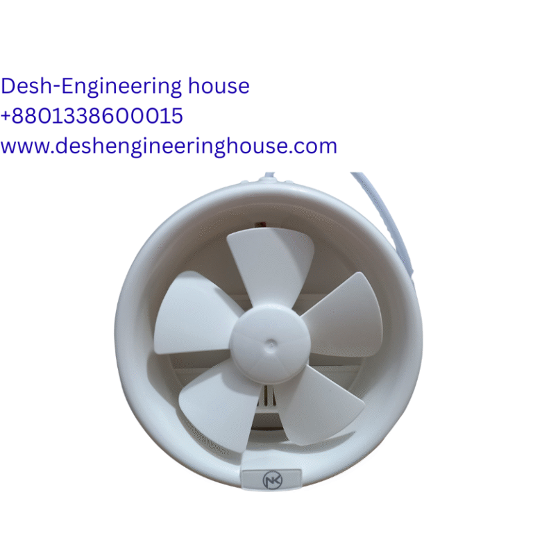 Six-inch Round Shatterproof Plastic Exhaust Fan