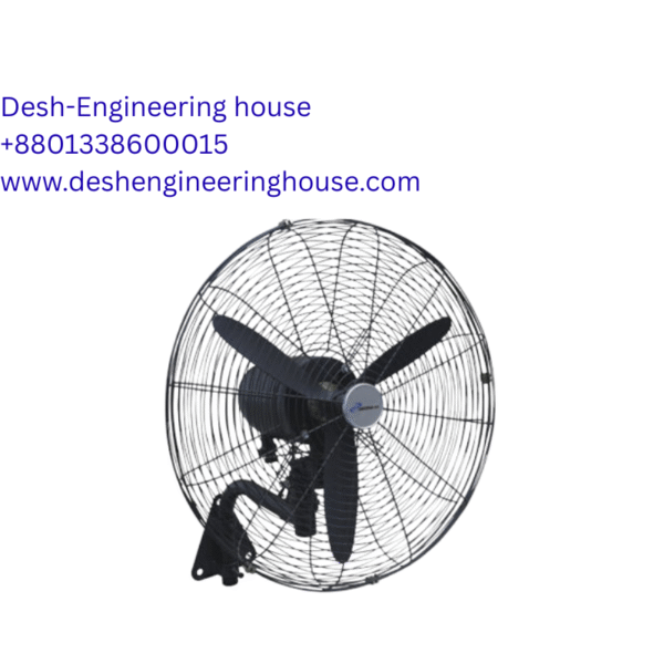 Industrial wall fans made of metal, 24 and 30 inches