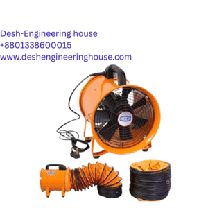 Portable industrial ventilation fan