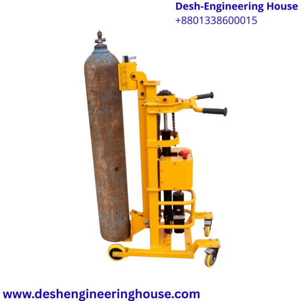 Gas Cylinder Pallet Truck with a 200kg load capacity and a 1200mm lift height