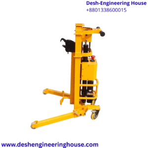 Semi-electric drum lifter with multiple functions, 200 kg capacity, and 1200mm lift height