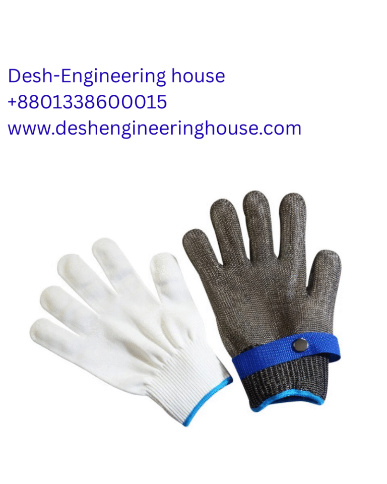Stainless Steel Hand Gloves with Wire Mesh