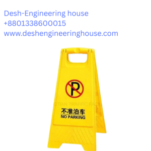 Caution No Parking Floor Stand-Up Sign